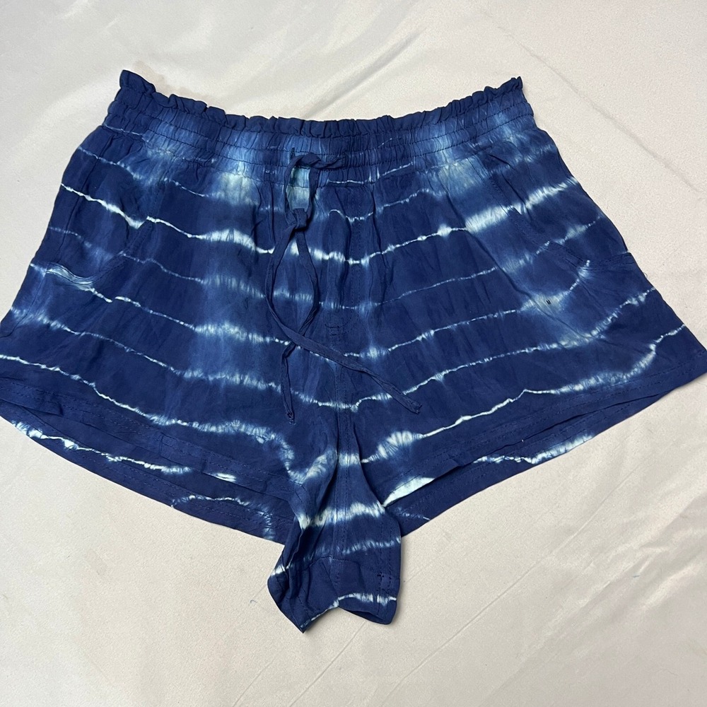 NWT Aeropostale Tie Dye Flowy Lounge Shorts Elastic Waistband Drawstring Medium